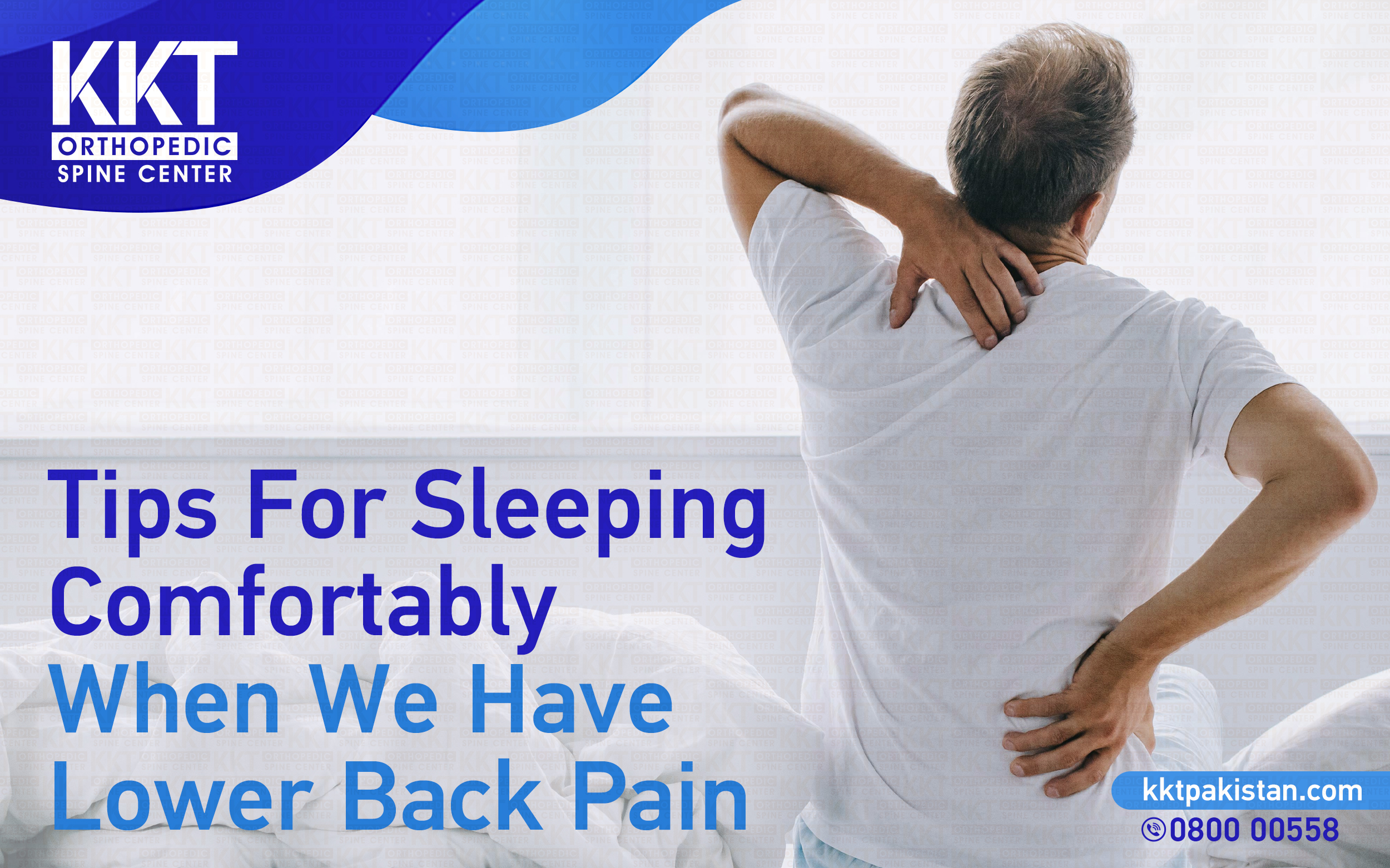 Tips for sleeping comfortable with lower back pain