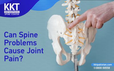 Can spine problems cause joint pain?