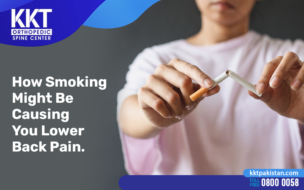 Smoking can cause lower back pain